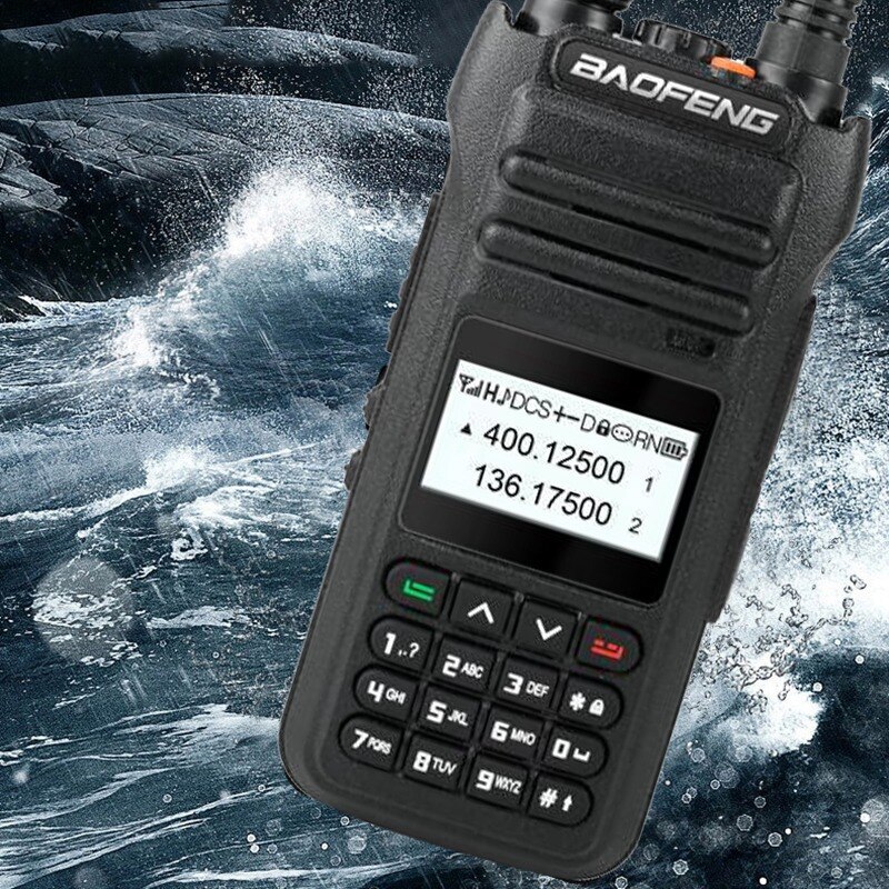 Σετ Αδιάβροχος Ασύρματος Πομποδέκτης 10W Baofeng VHF UHF Dual Band Υψηλής Απόδοσης & Φακός με Φορτιστή & Ακουστικά Φορητό Walkie Talkie